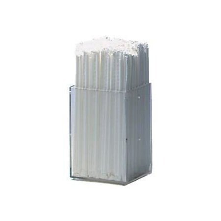 DISPENSE RITE Dispense-Rite Countertop Wrapped/Unwrapped Straw Holder MSH-1